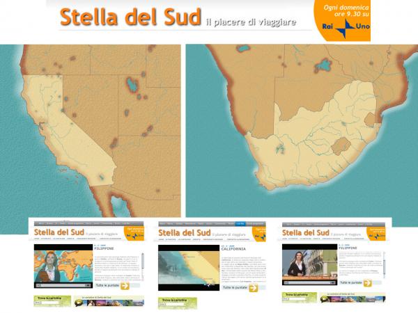 cartine per programma tv Stella del Sud (Rai 1)