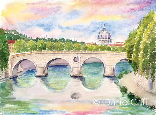 Ponte Sisto - cm 34x25 - € 180