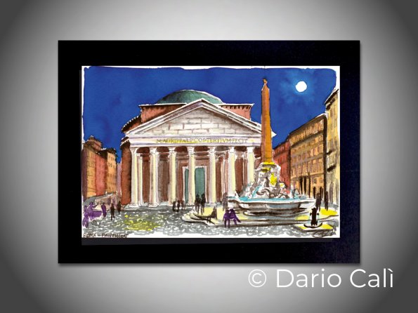 Pantheon di notte