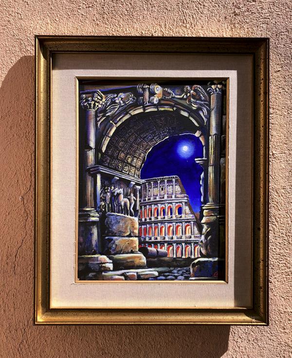il Colosseo visto dall'Arco di Tito - cm 30x40 - € 500