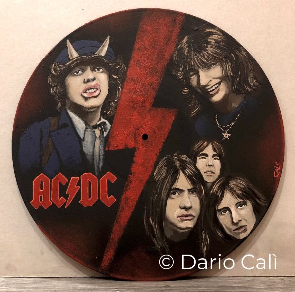 AC/DC - acrilici su vinile LP - € 80