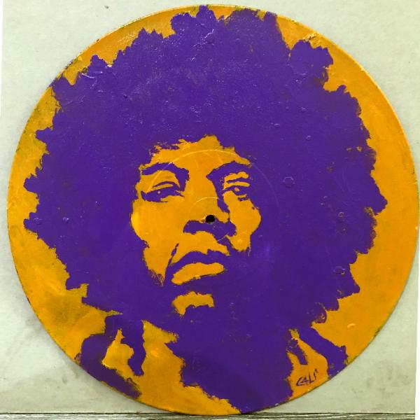 Jimi Hendrix - acrilici su vinile LP - € 90