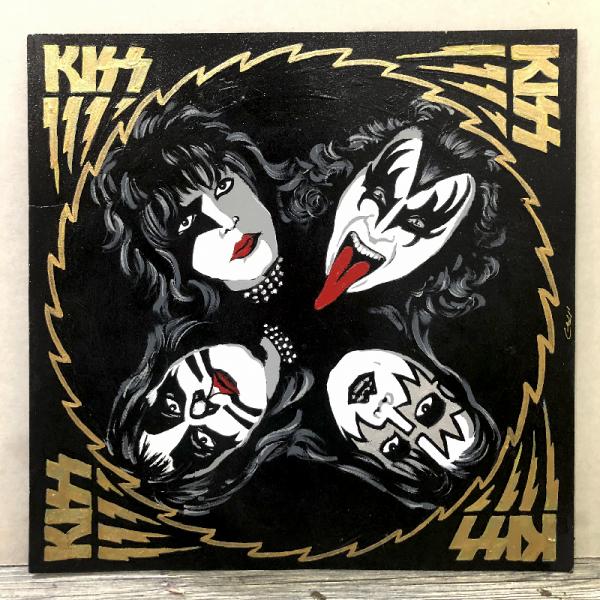Kiss - acrilici su cartone - cm 31x31 - € 80