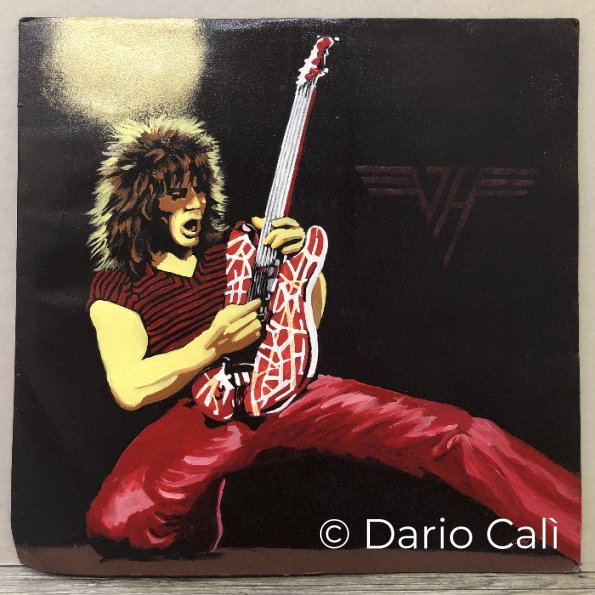 Van Halen - acrilici su cartone - € 75