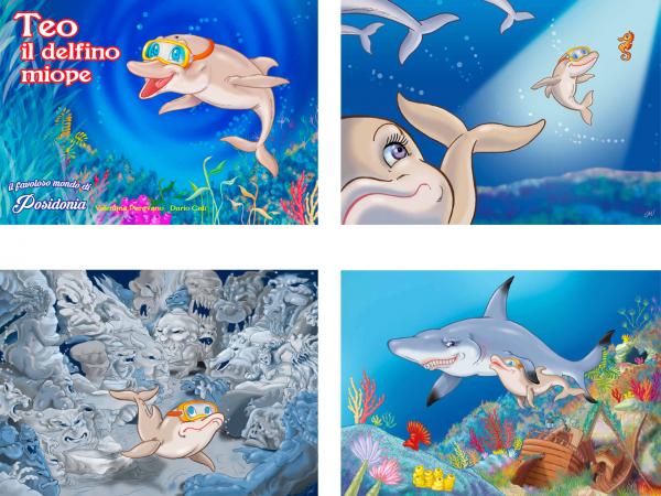 Teo il delfino miope - story by Valentina paravano - self publishing