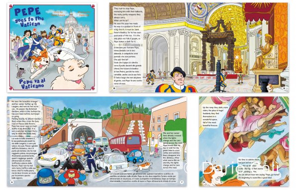 Pepe va al Vaticano - story by Elaine Addams - self publishing