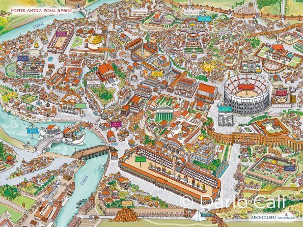 Archeogame Roma, poster - ArcheoJunior/Archeolibri - 2018