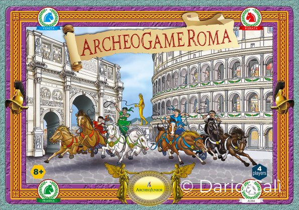 Archeogame Roma - copertina scatola - ArcheoJunior/Archeolibri