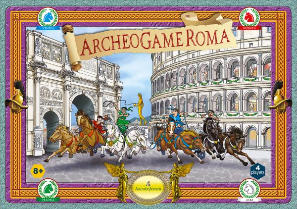 Archeogame Roma - copertina scatola - ArcheoJunior/Archeolibri