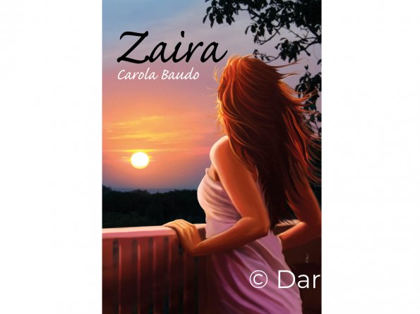 illustrazione di copertina per "Zaira" di Carola Baudo - 2016